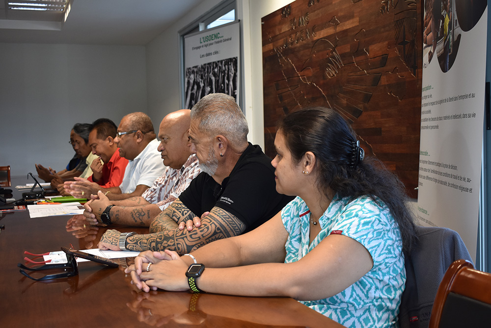 Lors d’une conférence l’USOENC appelle à la mobilisation pour soutenir les salariés et sous-traitants de VALE Nouvelle-Calédonie.
