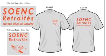 Le SOENC Retraités vend ses T-shirts