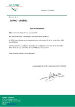 CEFNC : Inscriptions pour la formation DS du 31 mai au 02 juin clôturées