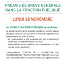 Préavis de grève générale dans la Fonction Publique : Le SOENC Fonction Publique se mobilise !